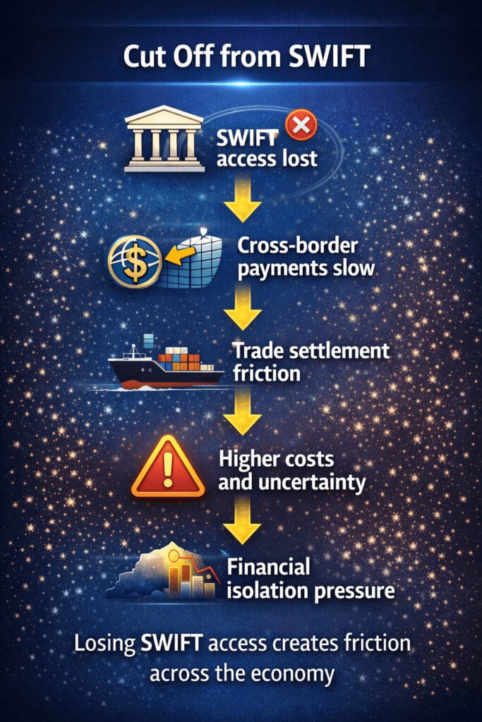 cut off from SWIFT