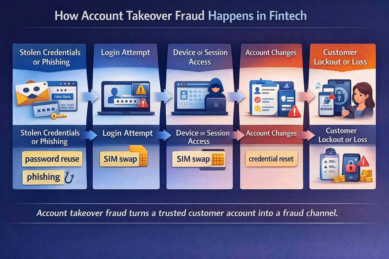 How Account Takeover Fraud Happens in Fintech