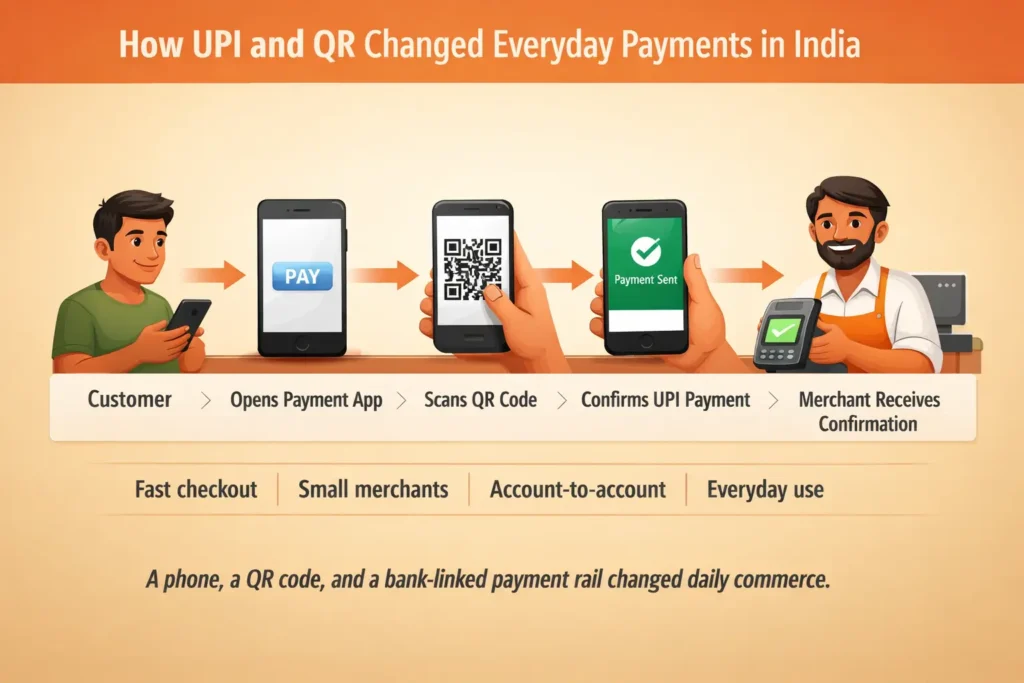 How UPI and QR Changed Everyday Payments in India