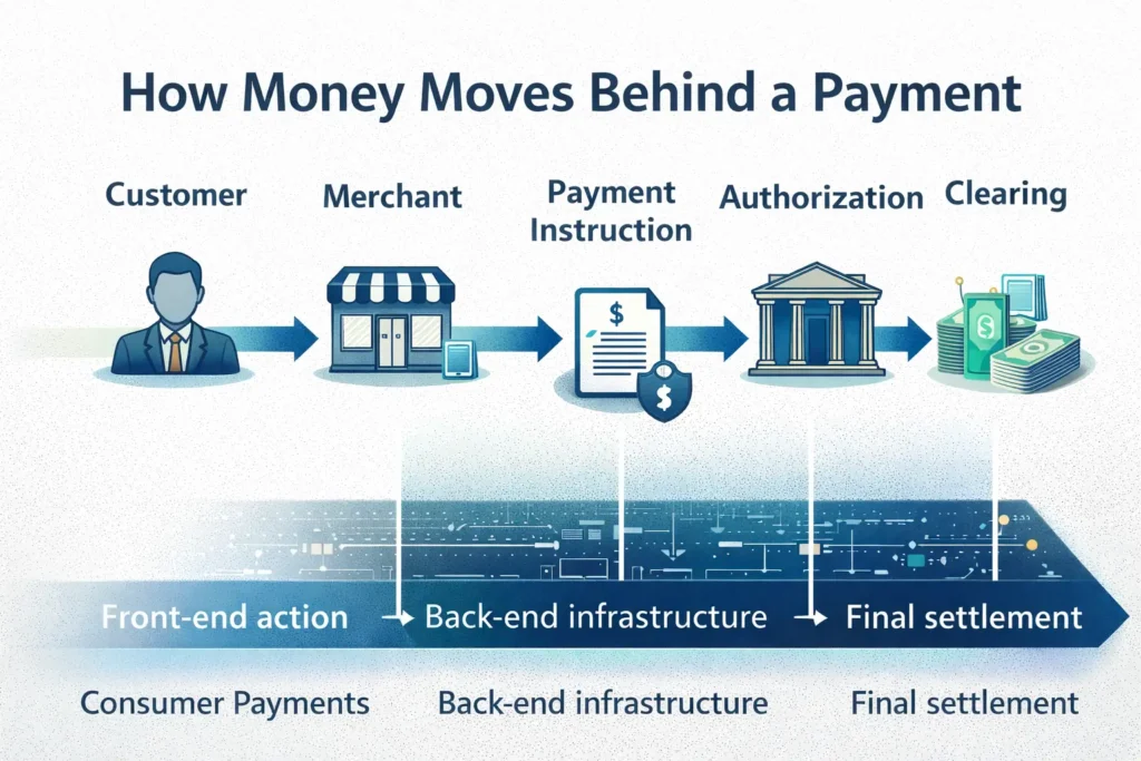 How money moves behind a payment