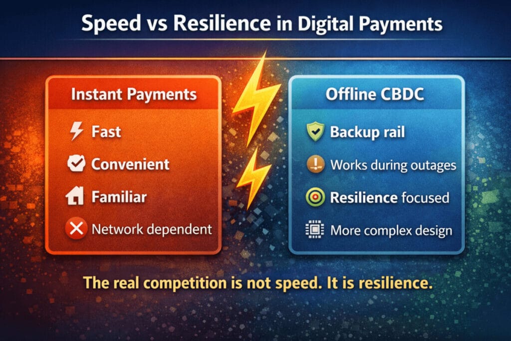 Speed vs Resilience in Digital Payments