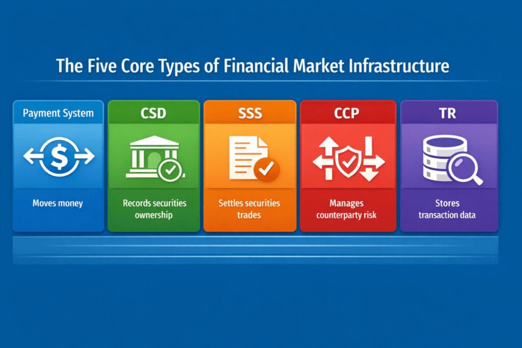 The Five Core Types of Financial Market Infrastructure