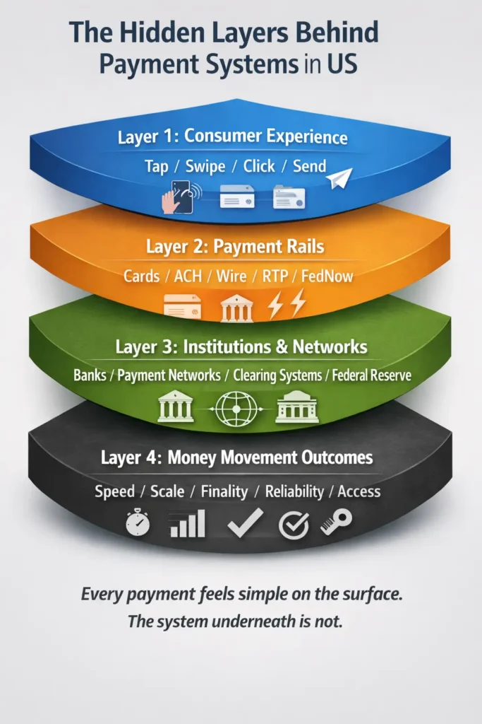 The Hidden Layers Behind payment systems in us