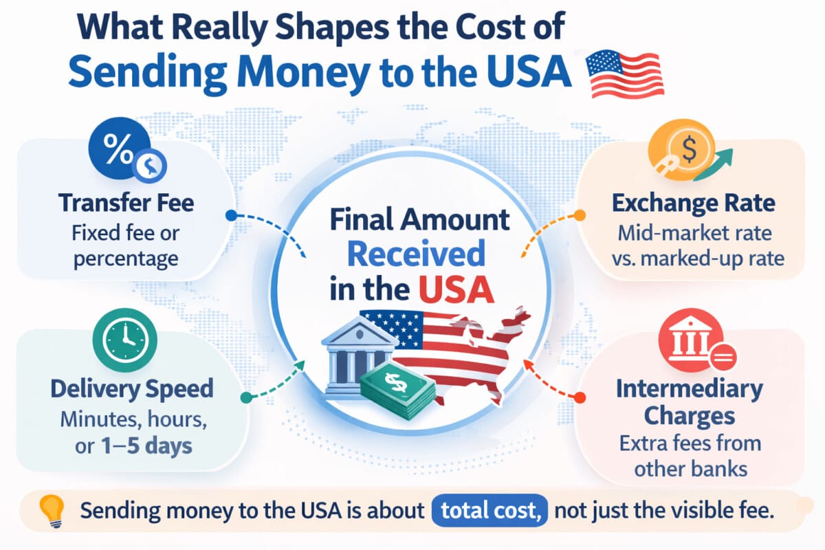 What Really Shapes the Cost of Sending Money to the USA