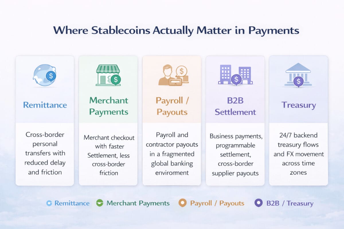 Where Stablecoins Actually Matter in Payments