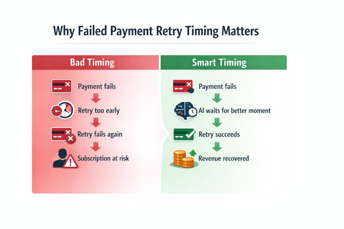 Why Failed Payment Retry Timing Matters