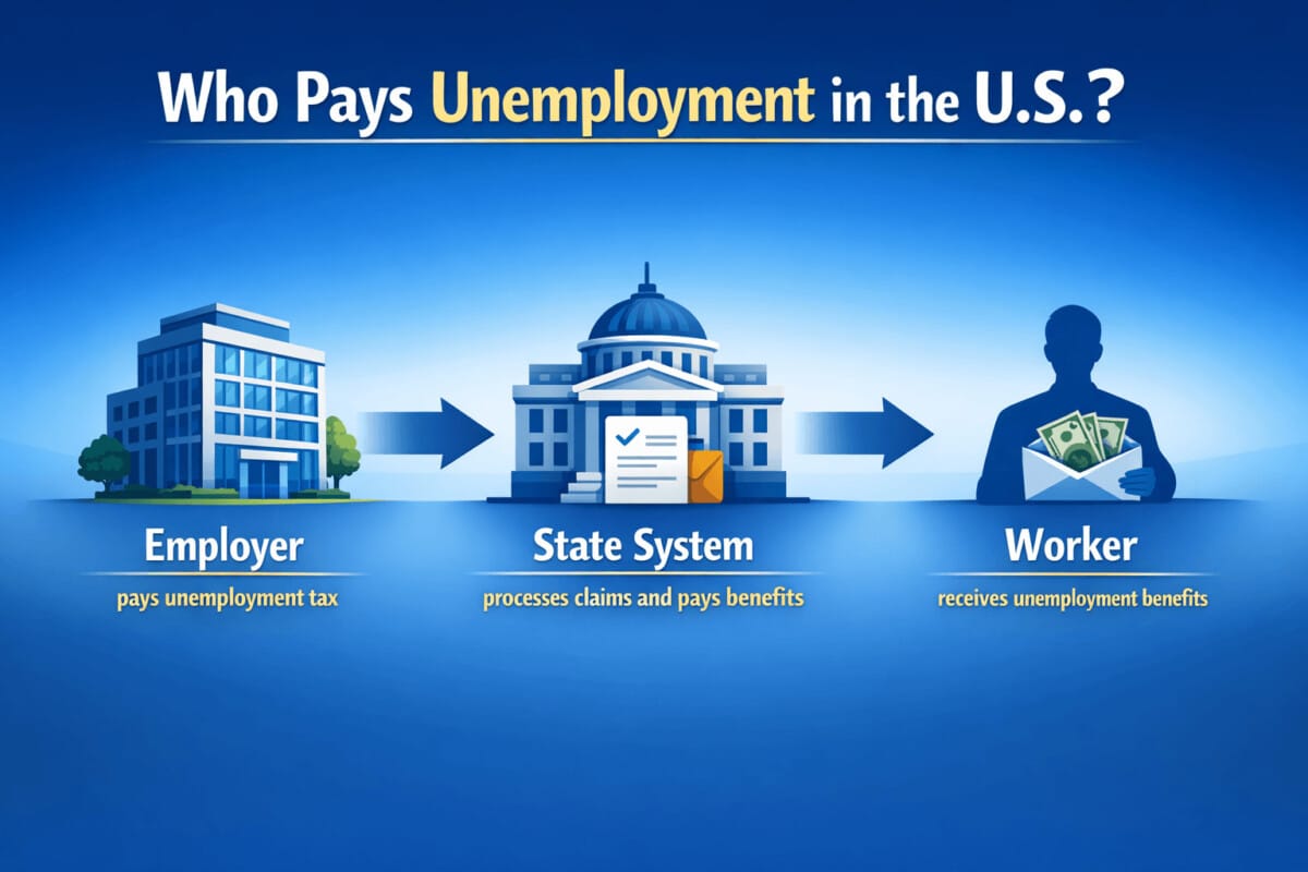 who pays unemployment iin the US