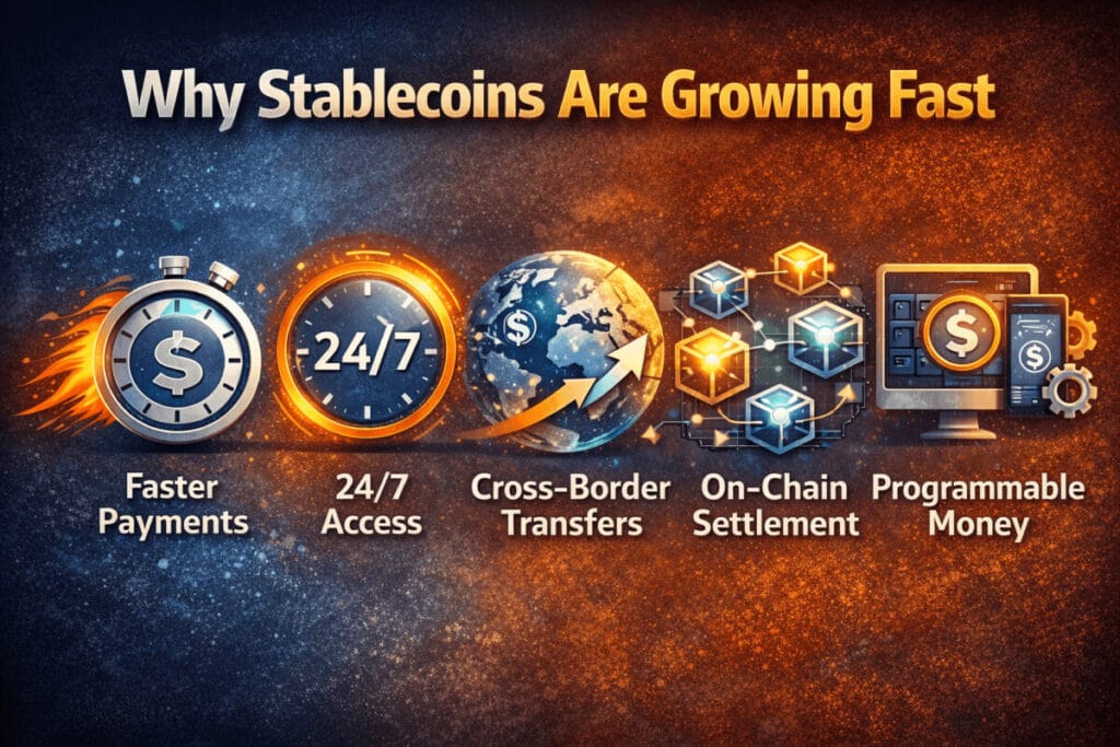 Why stablecoins are growing fast